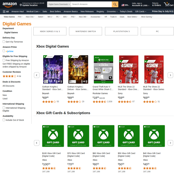 Score Big with Amazon Video Games!