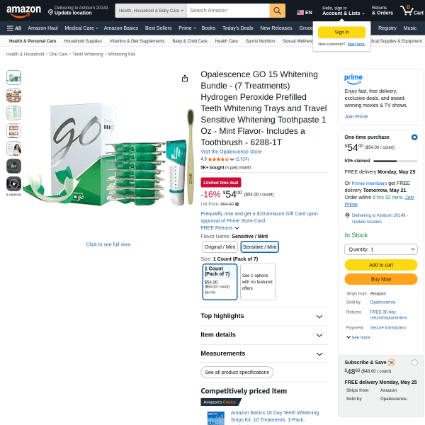 Opalescence GO 15 Whitening Bundle