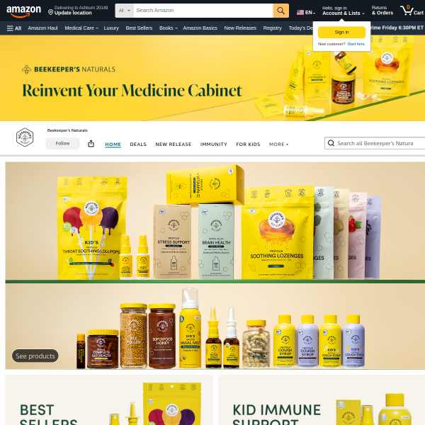 Beekeeper's Naturals Nasal Spray for Adults