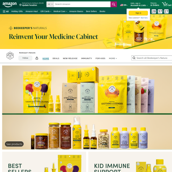 Natural Immune Support & Sore Throat Relief