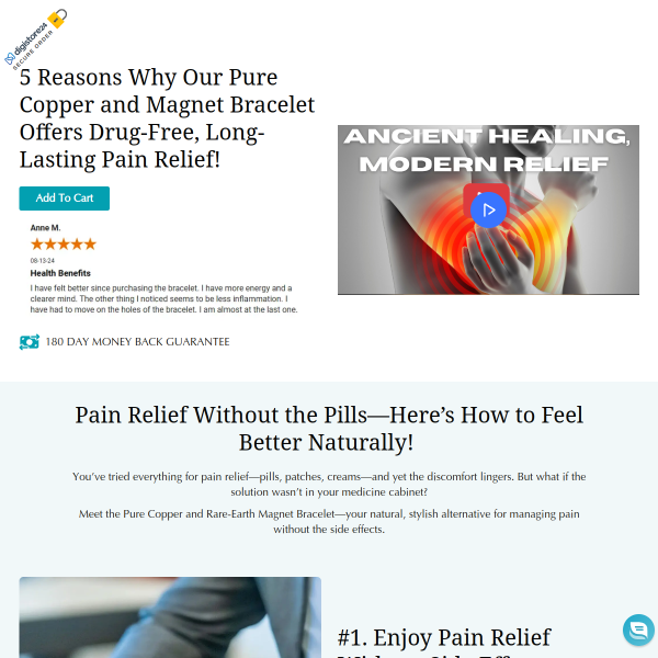 Pure Copper Magnetic Bracelet – Natural Style & Comfort