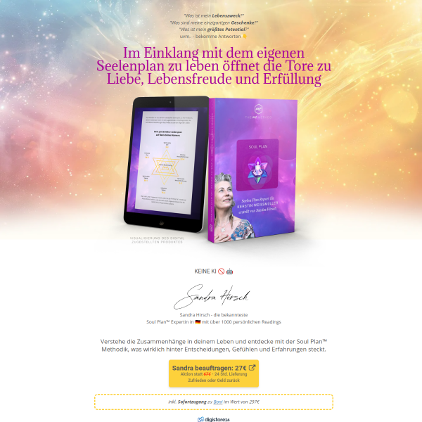 Soul Plan Report: 180-day guarantee, lifetime commission