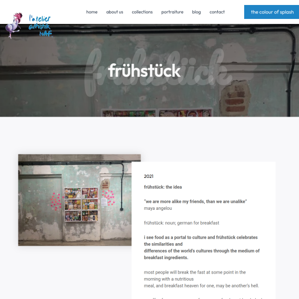 Frühstück: An Intimate Archive of Everyday Life