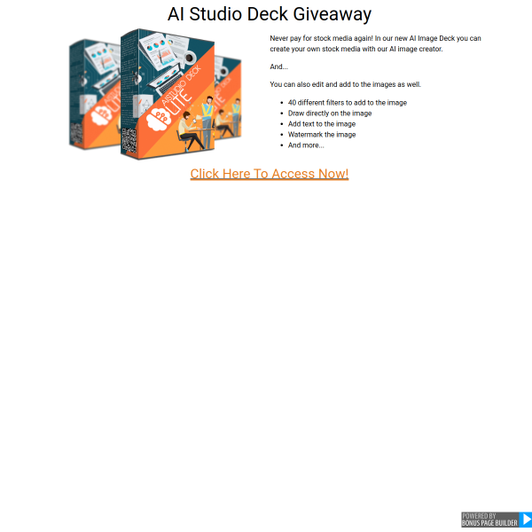 AI Studio Deck Giveaway