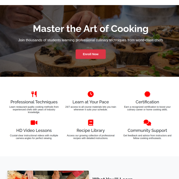 Master the art of cooking