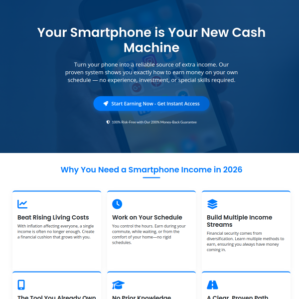 Make money with your cell phone