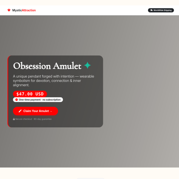 Obsession amulet