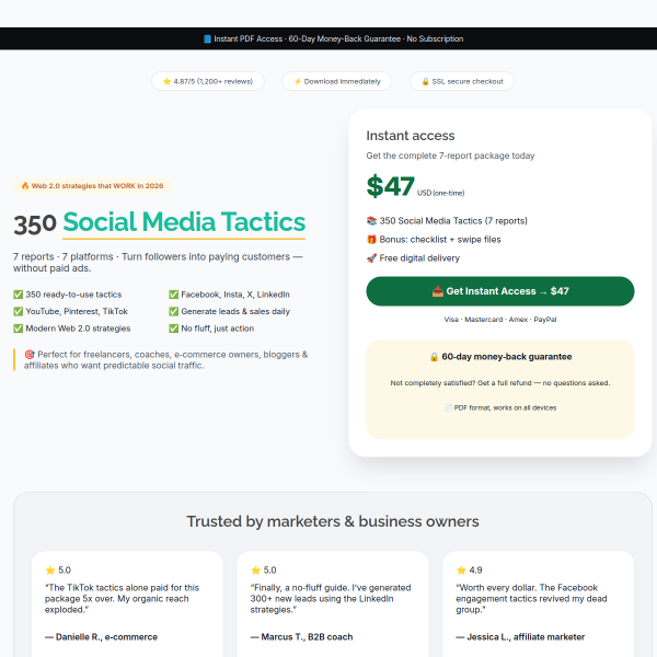 Social media tactics