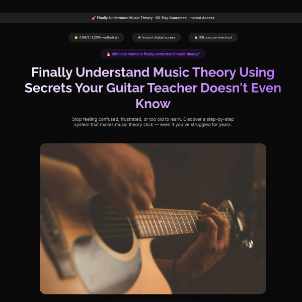 Learn guitar @ home
