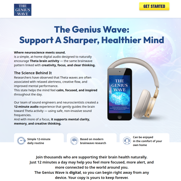This “Genius Wave” Is Making Minds Feel Sharper FAST…