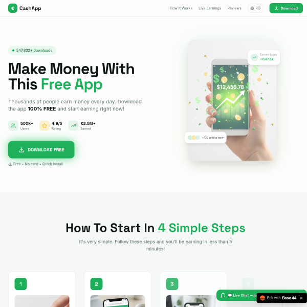 Earn money extra free