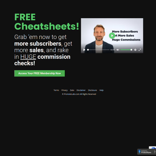 FREE Cheatsheets!
