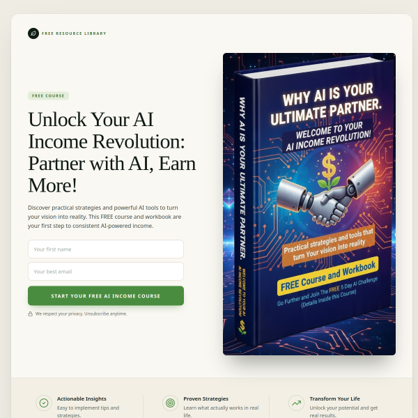Your AI Income Revolution!