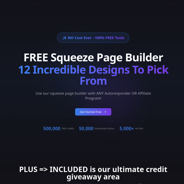 🚀 Unlock the Ultimate Traffic & List-Building System — 100% FREE!