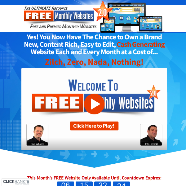 Free Monthly Websites 2.0