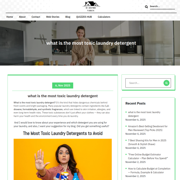 🧺 Are You Using the Right Laundry Detergent?