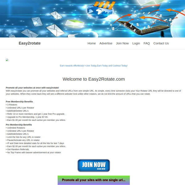 Promote all your websites at once