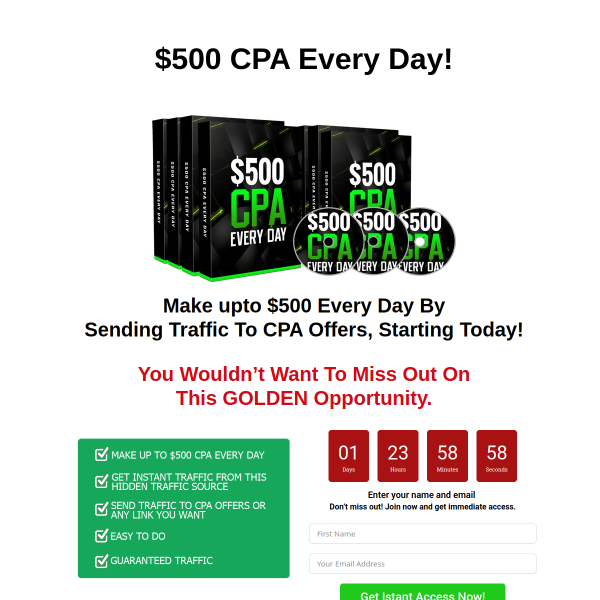 Earn $500/Day with CPA Marketing – From the Comfort of Your Home! ??