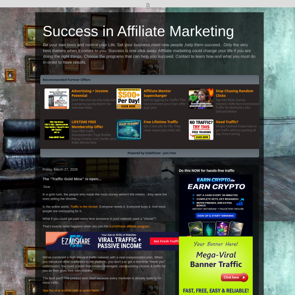 Get your ads Shared Across the Network