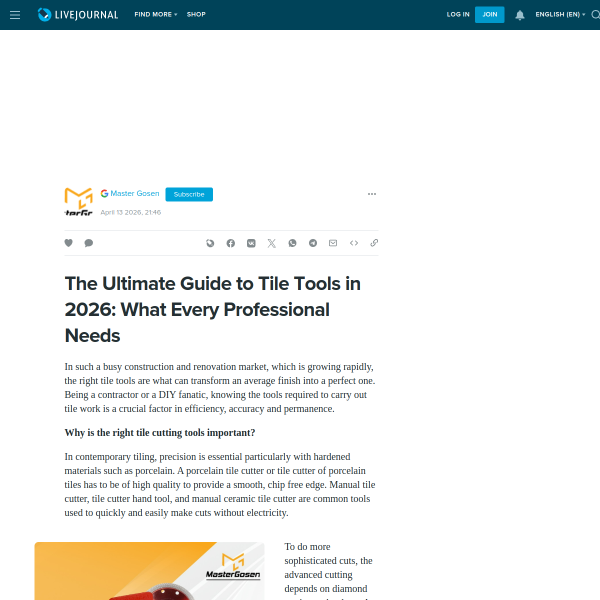 Upgrade Your Tiling Game with Advanced Tile Cutting & Leveling Tools