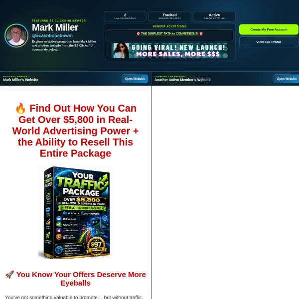 Refer Members. Earn Cash. Get More Traffic