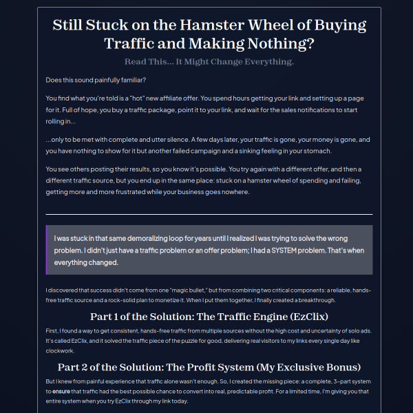 Still Stuck on the Hamster Wheel?