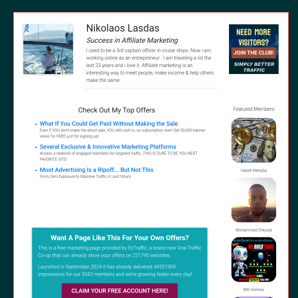 Traffic and Signups from 200,000+ Traffic Sites