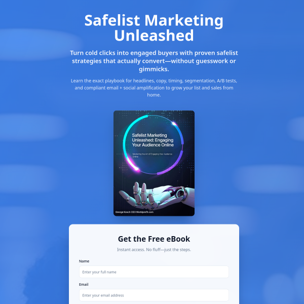 🚀 Safelist Marketing Unleashed — Learn How to Get Results Fast