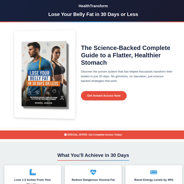 Simple 30-Day Belly Fat Reset – Healthy Living Guide