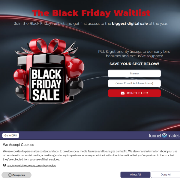 Skip The Black Friday Chaos! Unlock The Best Digital Deals – Join The Free Waitlist.