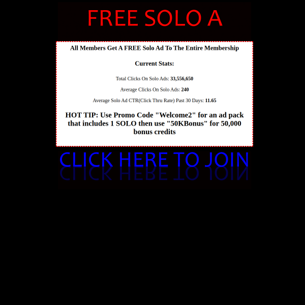 FREE SOLO ADS