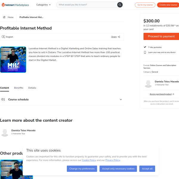 Profitable Internet Method