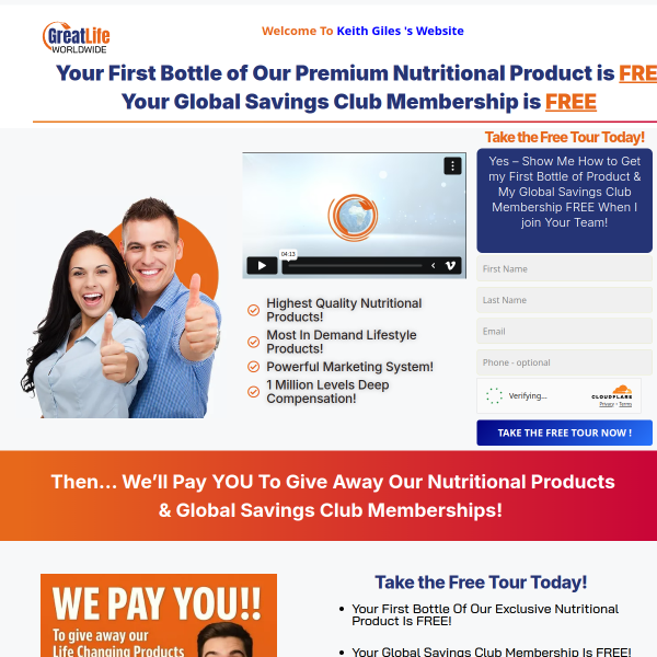 Welcome To GreatLife Worldwide Products