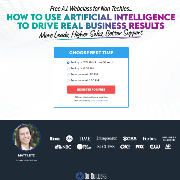 FREE AI Web-class for Non-TECHIES