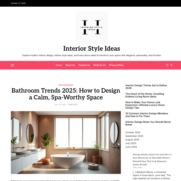 Interior style ideas