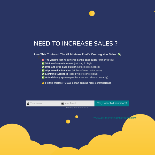 Avoid The #1 Mistake That’s Costing You Sales.