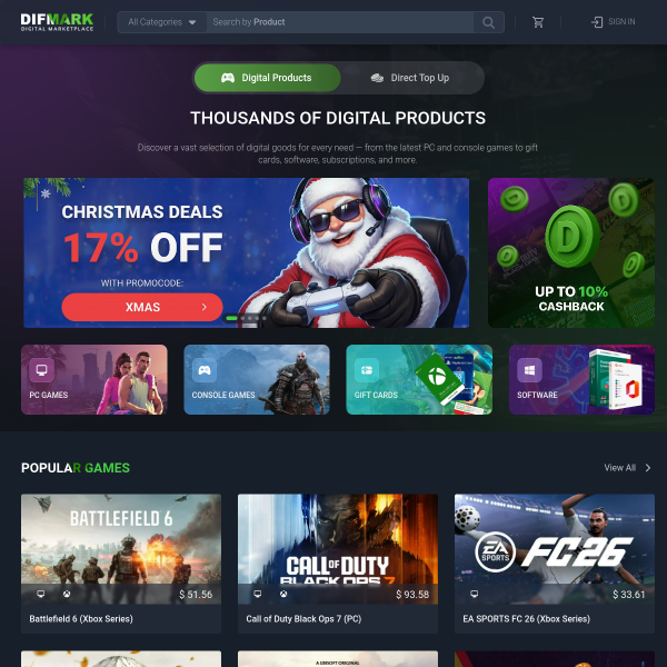 Thousands of Digital Products