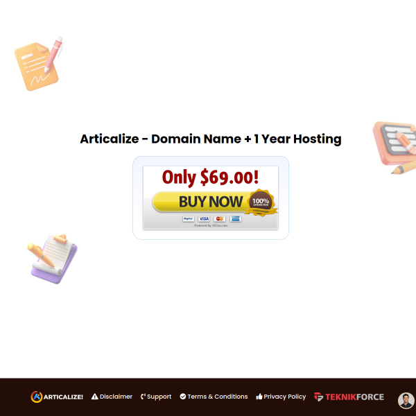 Articalize - Domain Name + Hosting