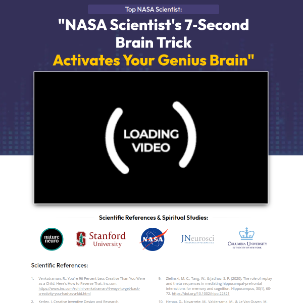 NASA  Scientists  7 Second Brain Trick Activates Your Genius Brain ::  THE  GENIUS  SONG.......