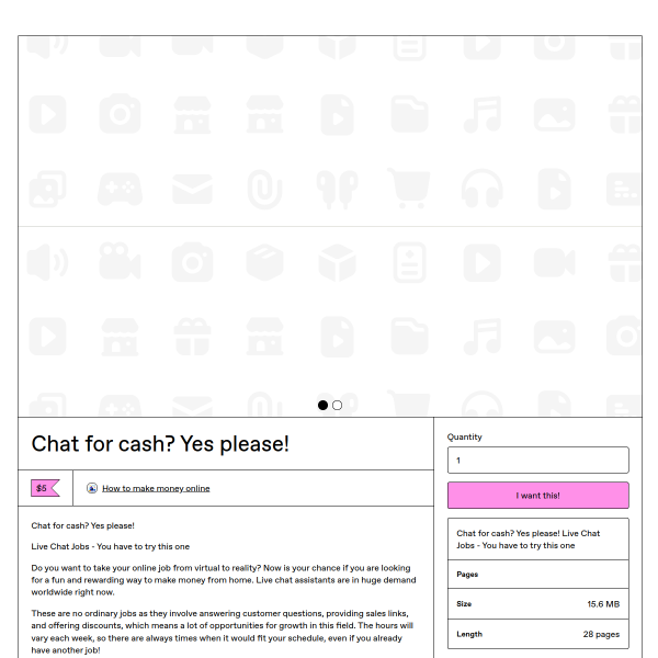 Live Chat Jobs - You have to try this one