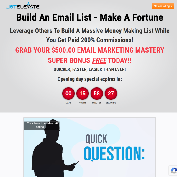 Your REAL business SHOULD BE Your LIST Building.
