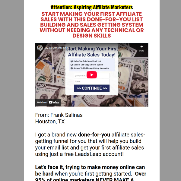Attention: Future Affiliate Marketers!