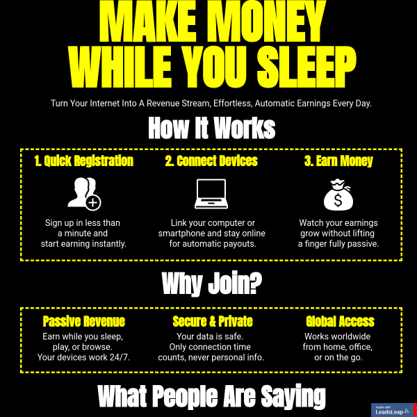 100% Passive Income For Free!