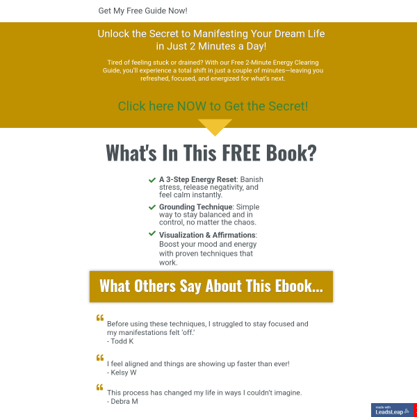 Feel Instant Energy Clarity in Just 2 Minutes—Get Your Free Guide!