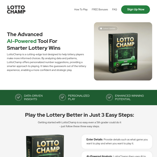 🎯 Win Smarter, Not Harder — Discover the AI Tool That’s Changing the Lottery Game!