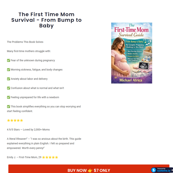 THE FIRST TIME MOM'S SURVIVAL GUIDE EBOOK