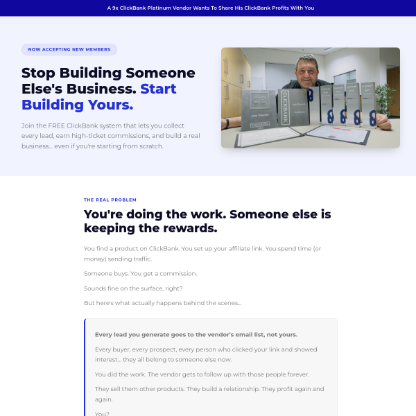 Stop Building Someone Else's Business...