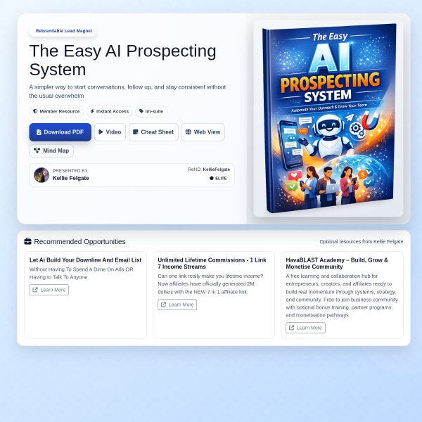 Discover The Easy AI Prospecting System (FREE)