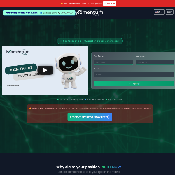 Join the AI revolution - Momentum Tech!