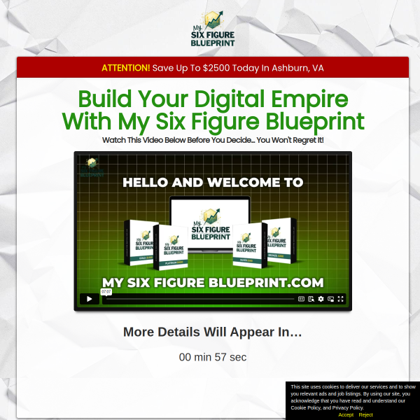 Build Your Digital Empire With My Six Figure Blueprint